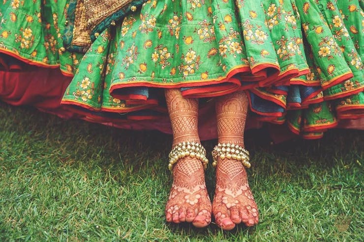 splendid payal design for brides