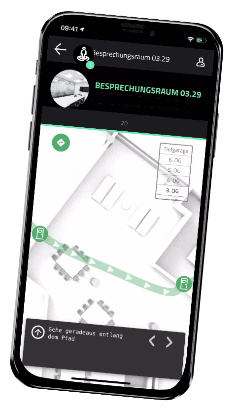 Indoor-/Outdoor-Navigation