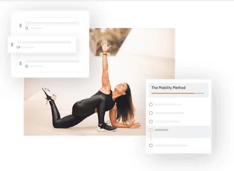 Thinkific's course dashboard