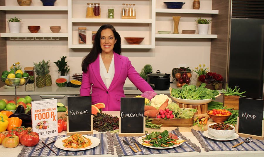 Haylie Pomroy showing the best medicine is in your kitchen!