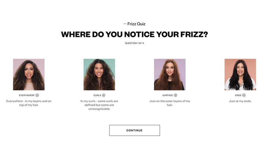 Taming That Frizz Pivot Builds A Frizz Quiz For Igk Hair News