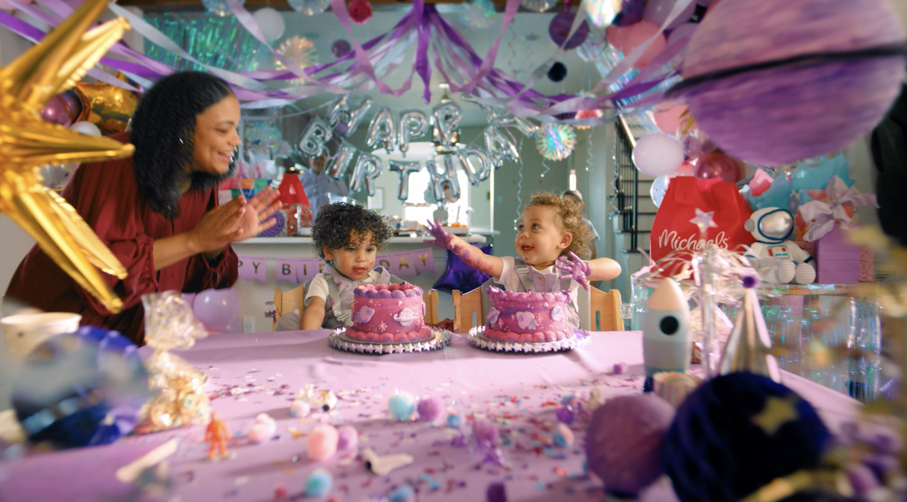 twin babies birthday party
