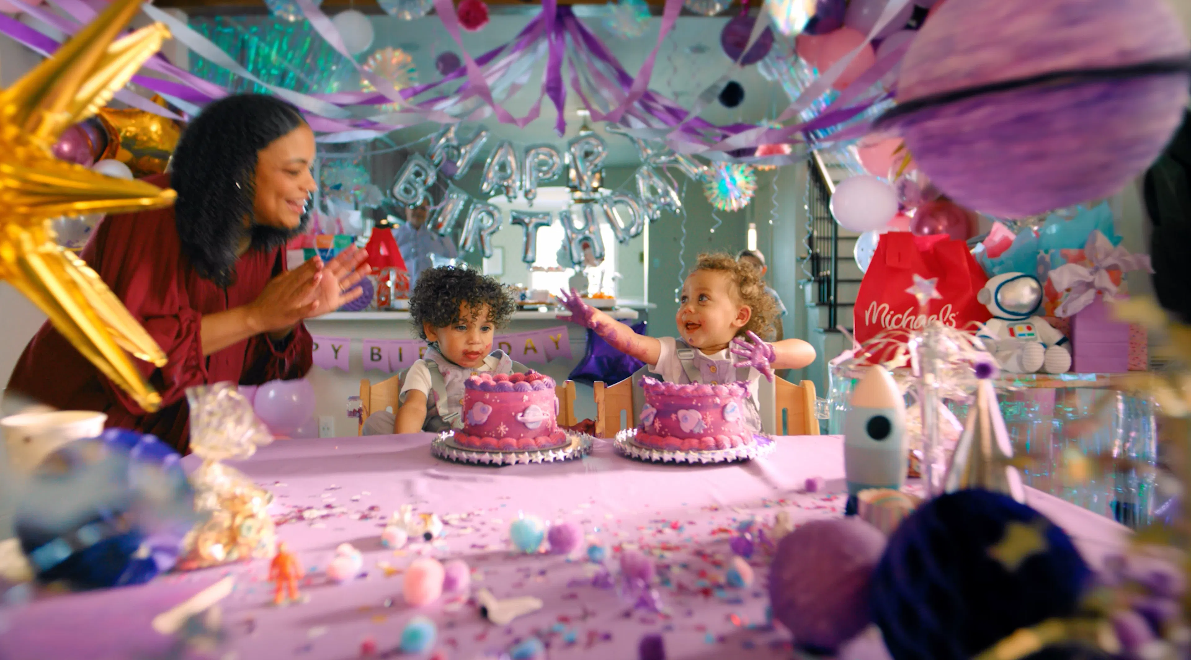 twin babies birthday party