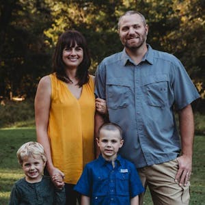A portrait of the Hooper family.