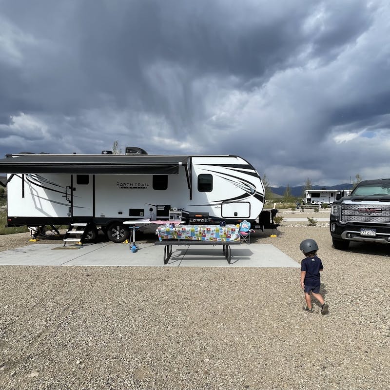 Stephanie's Heartland North Trail at a campsite