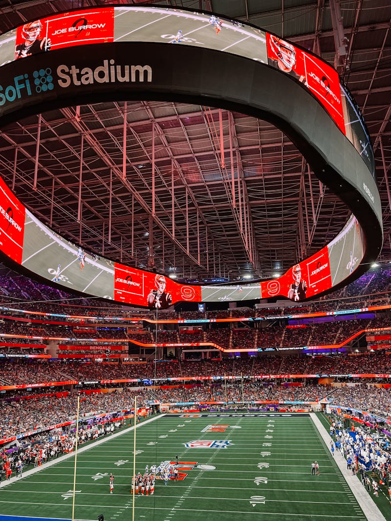 Stacey Power's view inside the 2022 Super Bowl