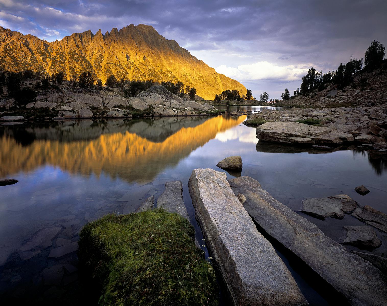 A lake in Sawtooth National Forest