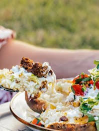 Smoky Venison Jacket Potatoes