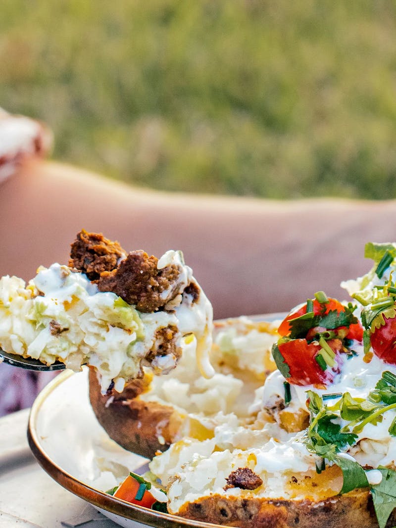 Smoky Venison Jacket Potatoes