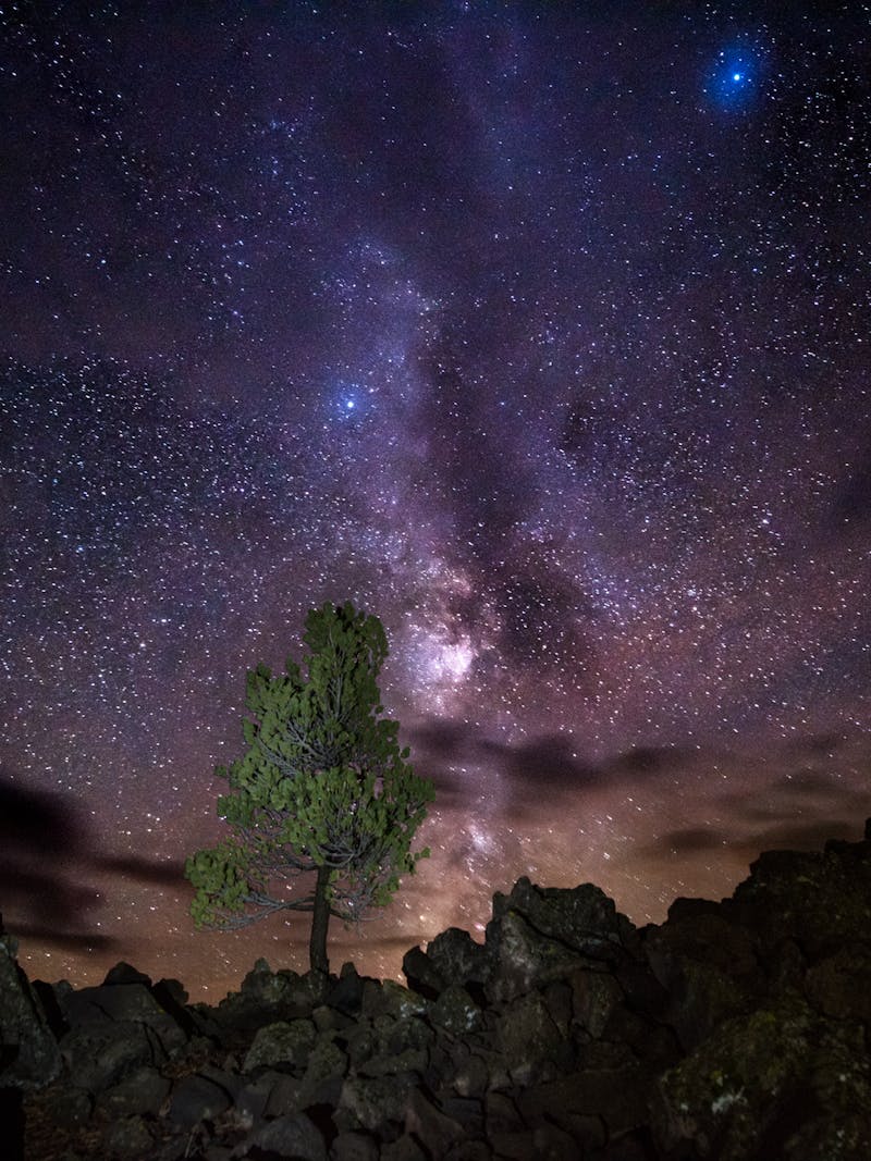 Milky Way over Craters of the Moon National Monument