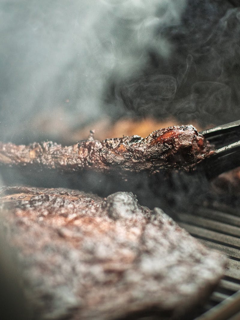 Dry Rubbed Smoked Ribs and Brisket