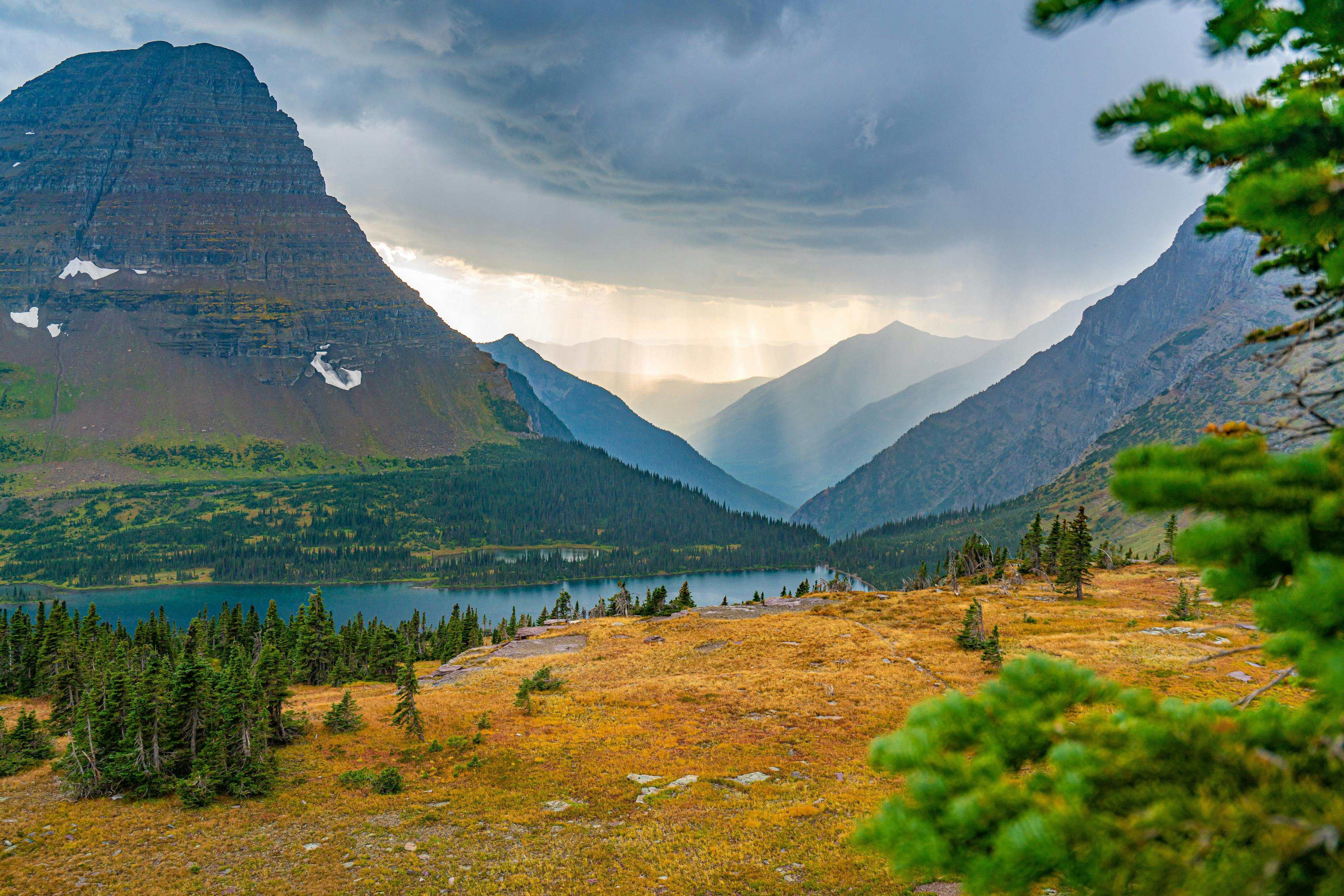 Renee Tilby at a Hidden Lake in Glacier National Park