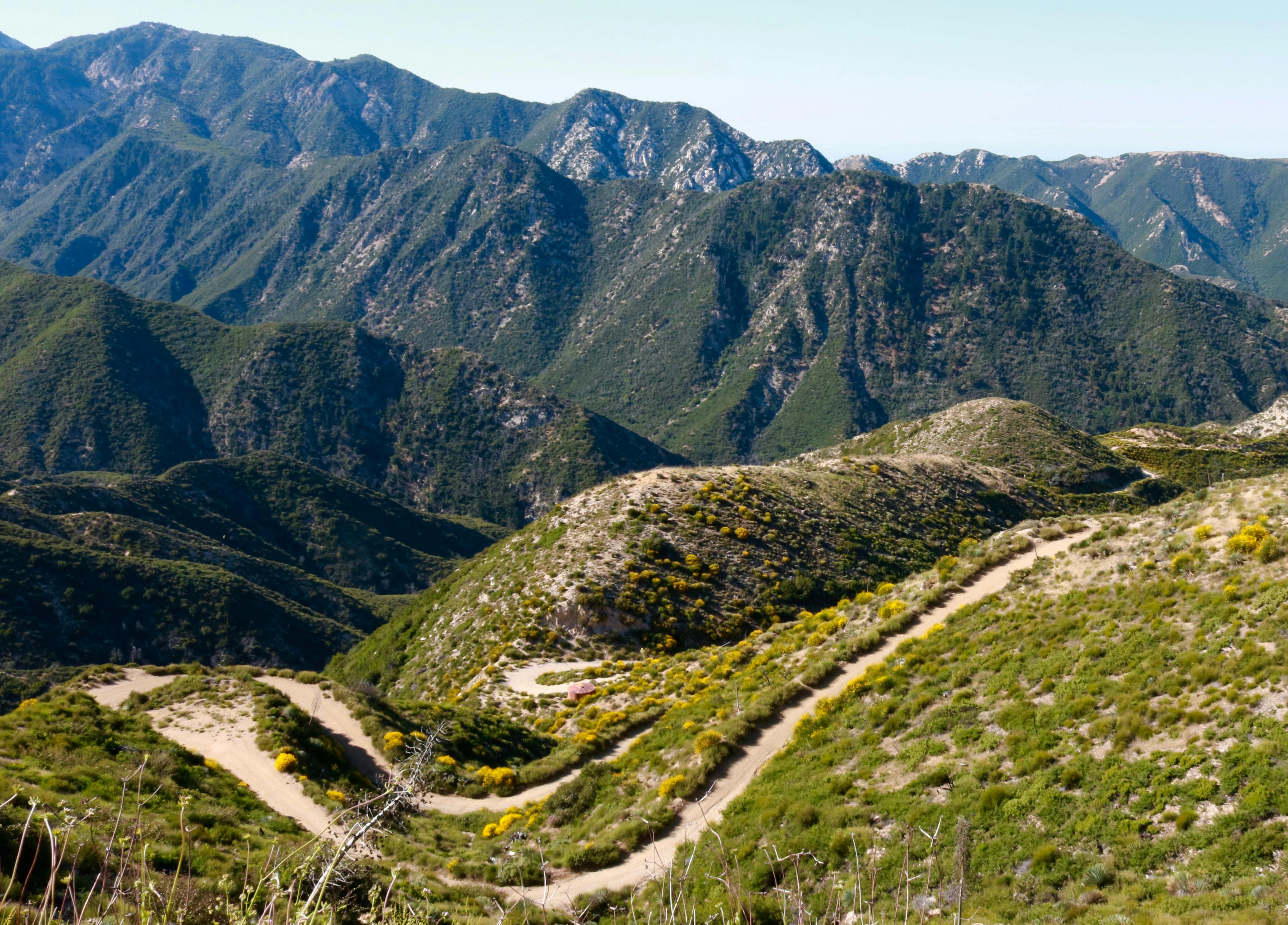 Trails in Angeles national Forest