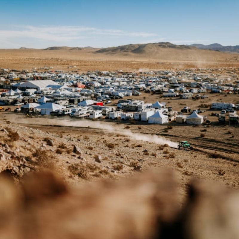 The view of Hammertown from Chocolate Thunder.