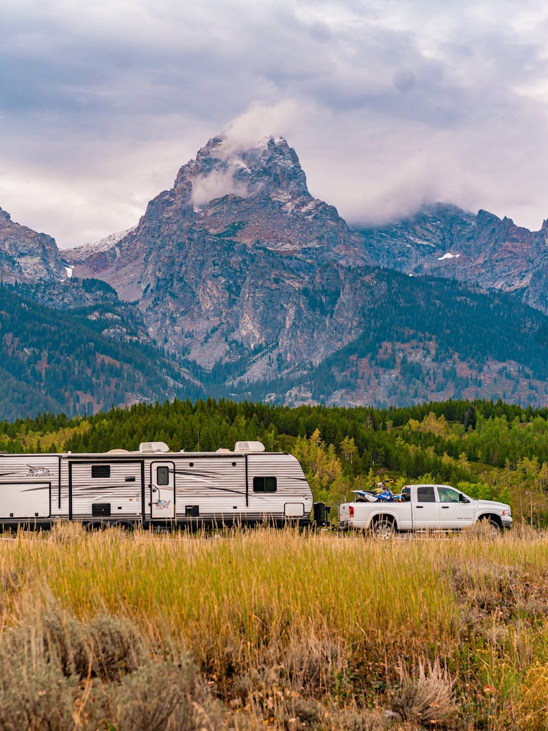 Renee Tilby's RV at the Grand Tetons National Park