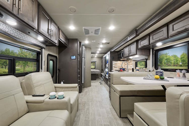 Thor Magnitude Super C Diesel, Class C Rv With King Bed And Outdoor Kitchen