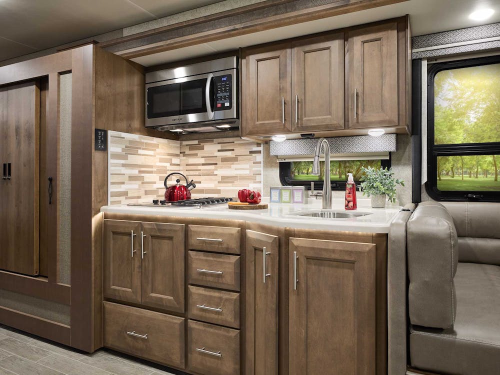 2022 Thor Miramar Class A RV 34.6 Kitchen - Nightcap