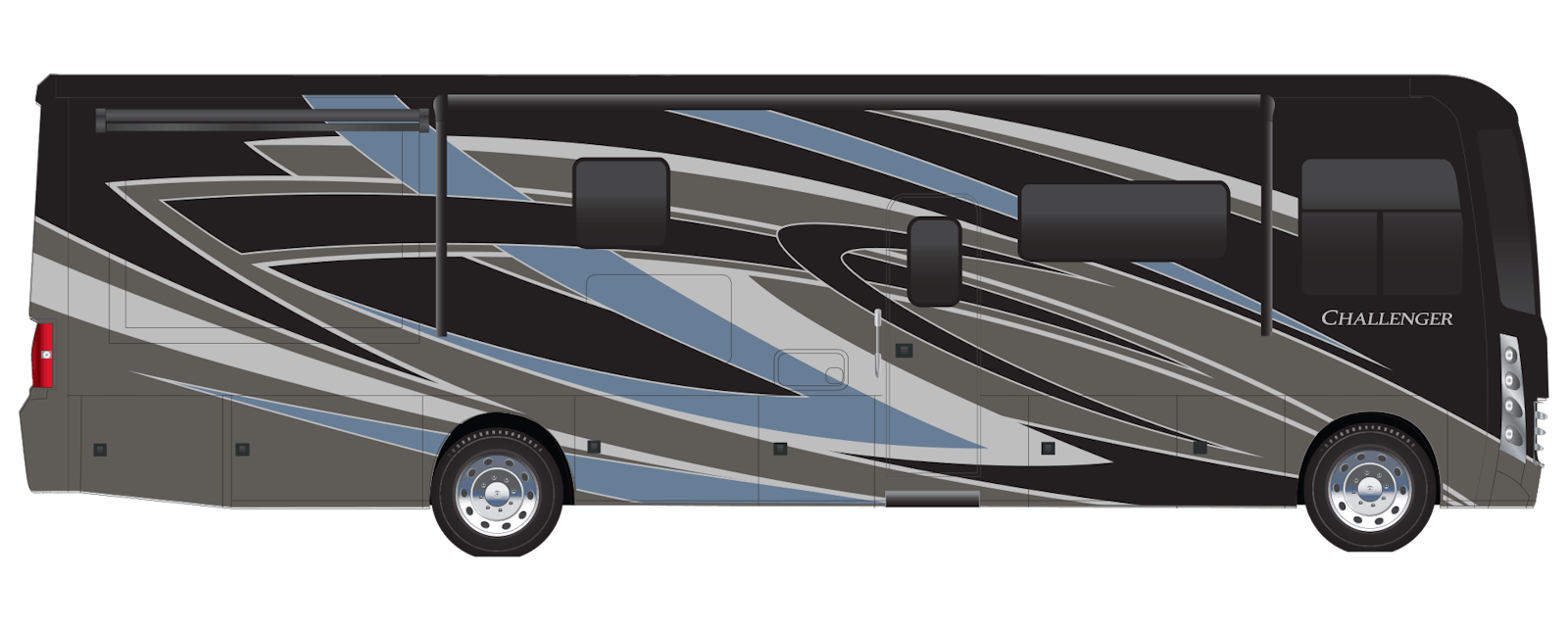 2023 Thor Challenger Class A RV Marina Bay Full Body Paint Exterior Artwork