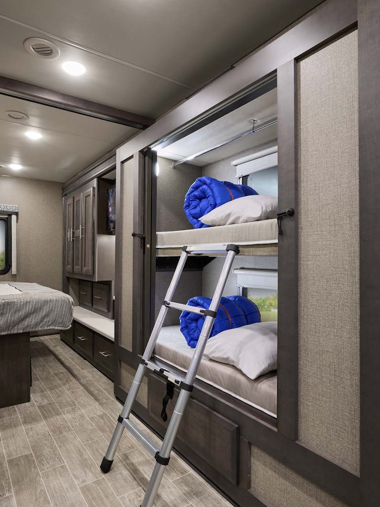 2022 Thor Magnitude Class C RV RS36 Bunk Beds - Black Diamond Regatta Cabinetry