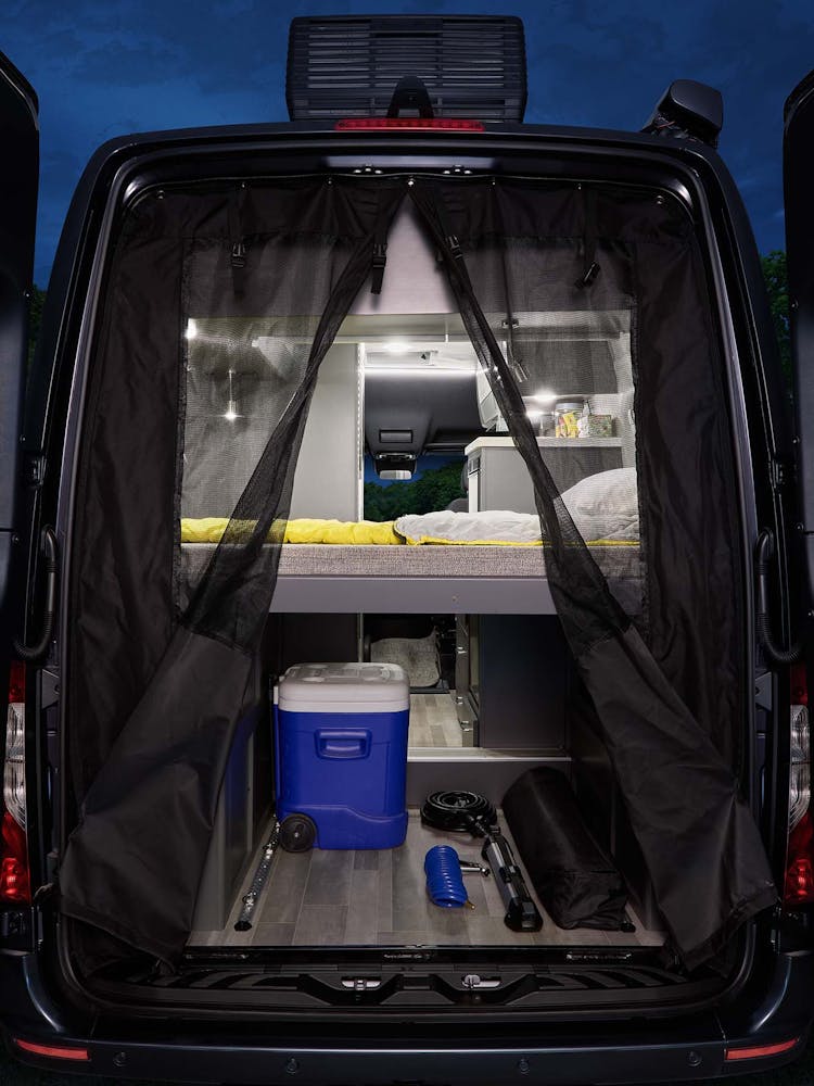 2022 Thor Sanctuary Class B RV 19L Bed - Metallic Gray Metallic Gray Cabinetry - Sprinter Van