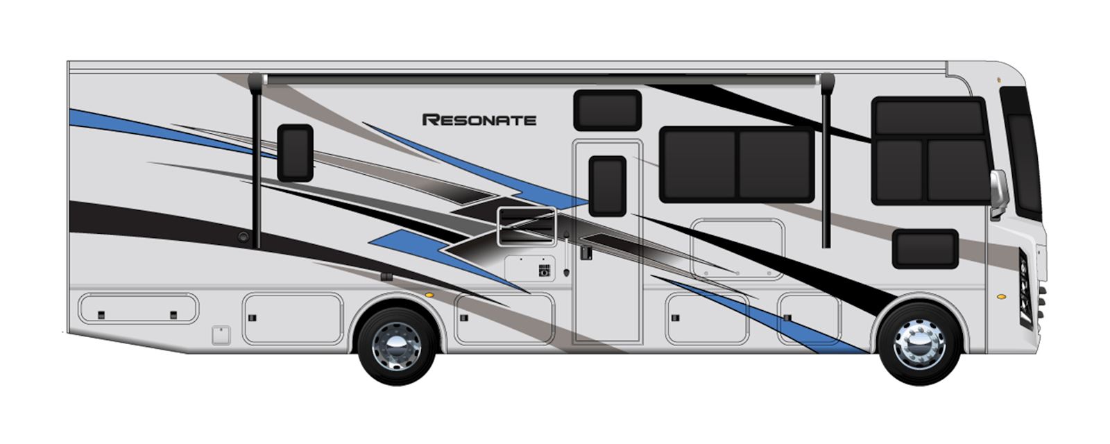 Icy Blue Exterior Artwork for Resonate
