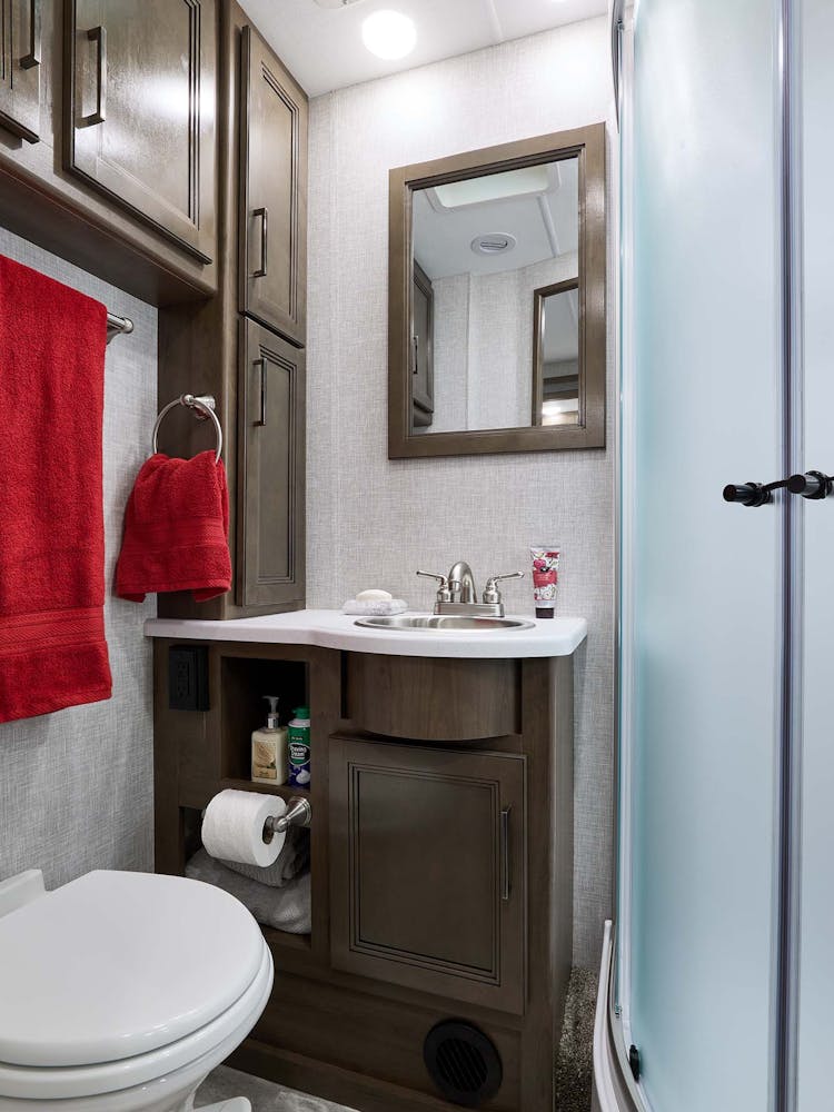2022 Thor Windsport Class A RV 31C Bathroom - Cloud Nine