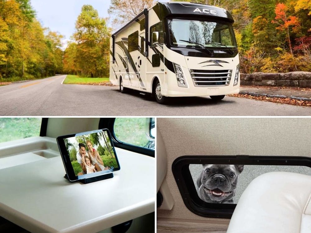 Blog photo Redefining the Work-Life Balance Thor ACE Class A RV collage