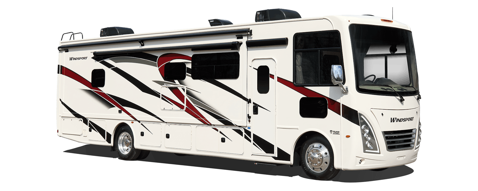 2022 Thor Windsport Class A RV Tropical Red on HD-Max® Exterior