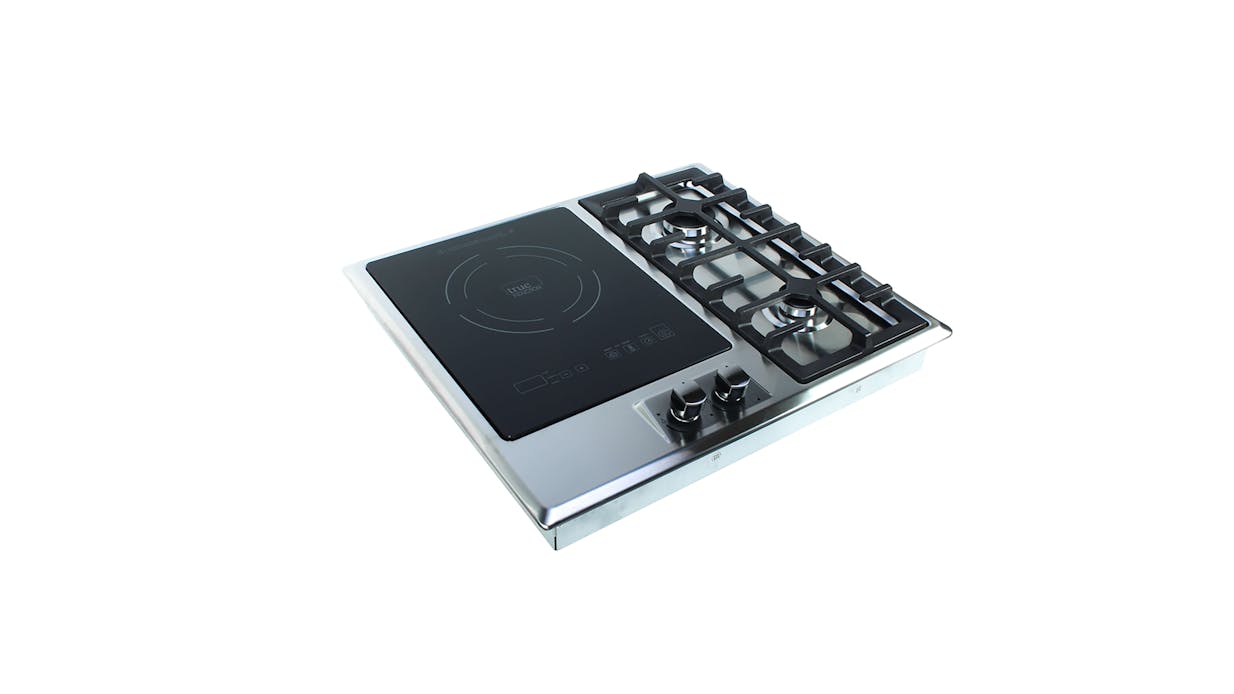 2020 Two burner cooktop induction cooktop miramar challenger key feature - 2-Burner High-output Gas Range Top with Single Induction Cooktop