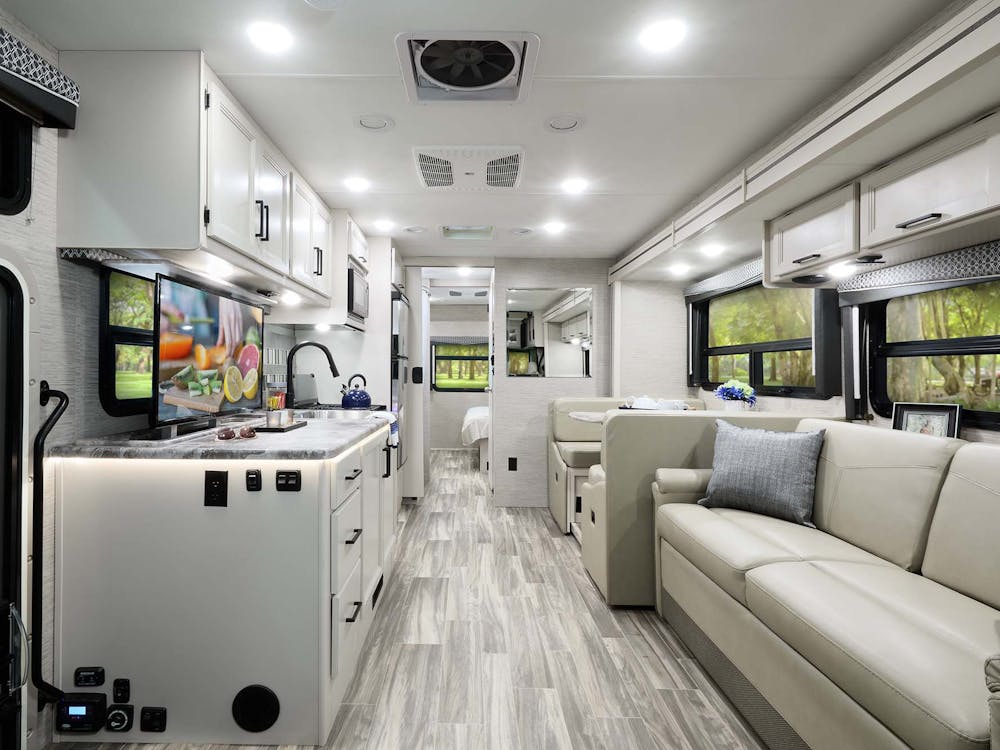 2022 Thor ACE Class A RV 30.3 Front to Back - Home Collection™ Estate Grey