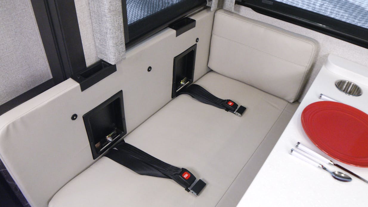 Dual child seat tethers