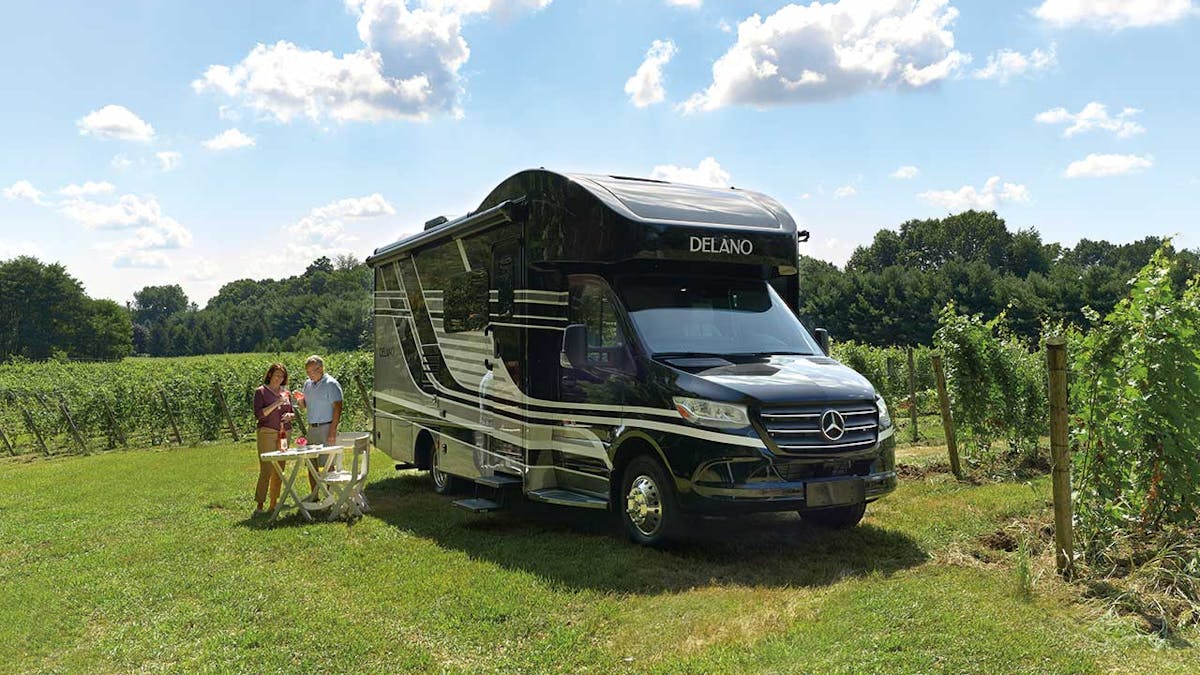 2020 Thor Delano Mercedes Sprinter RV Lifestyle at the winery