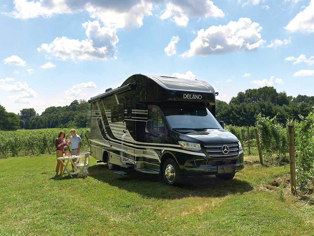 2020 Thor Delano Mercedes Sprinter RV Lifestyle at the winery