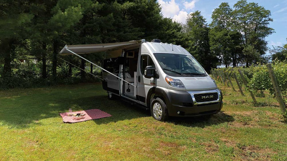 2020 Thor Sequence Class B RV Lifestyle sequence at winery exterior outside