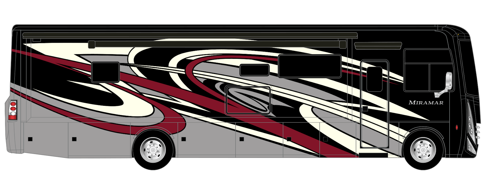 2023 Thor Miramar Class A RV Reggae Full Body Paint Exterior Artwork