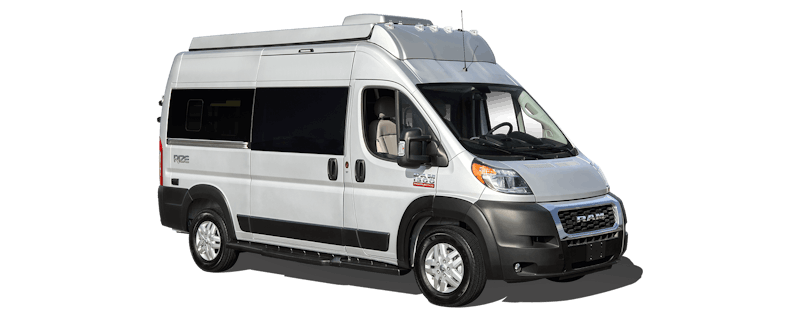 2022 Thor Rize Class B RV Silver Full Body Paint Exterior