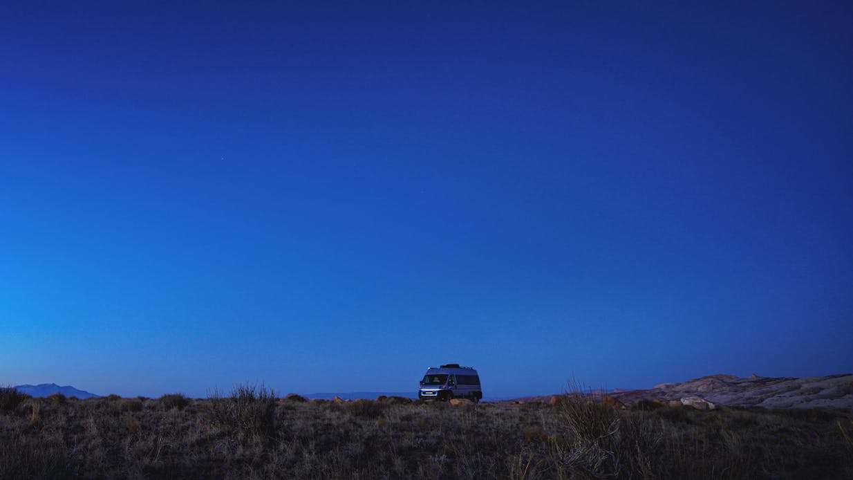 Dealer Support page Slider Tellaro Class B RV Lifestyle photo shoot corporate utah
