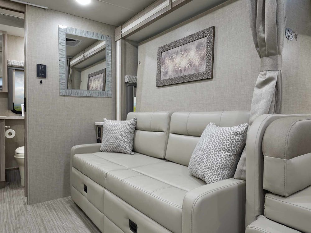 2022 Thor Tiburon Mercedes Sprinter RV 24FB Murphy Bed Sofa - Silver Strand Miami Modern Cabinetry