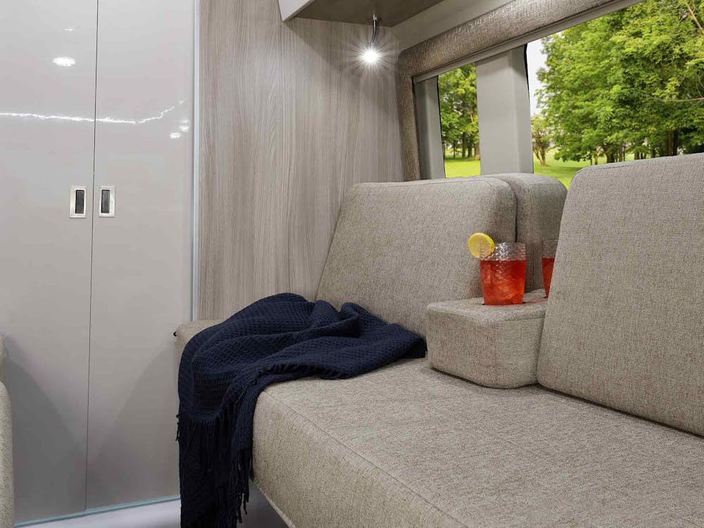 2021 Thor Sequence Class B RV 20L Sofa Bed Conversion - Miami Miami Modern Cabinetry