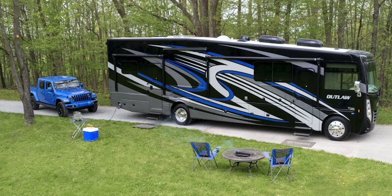 2023 Thor Outlaw Class A Toy Hauler RV Slider