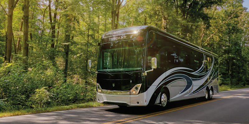 2022 Thor Tuscany Class A Diesel RV slider image lifestyle
