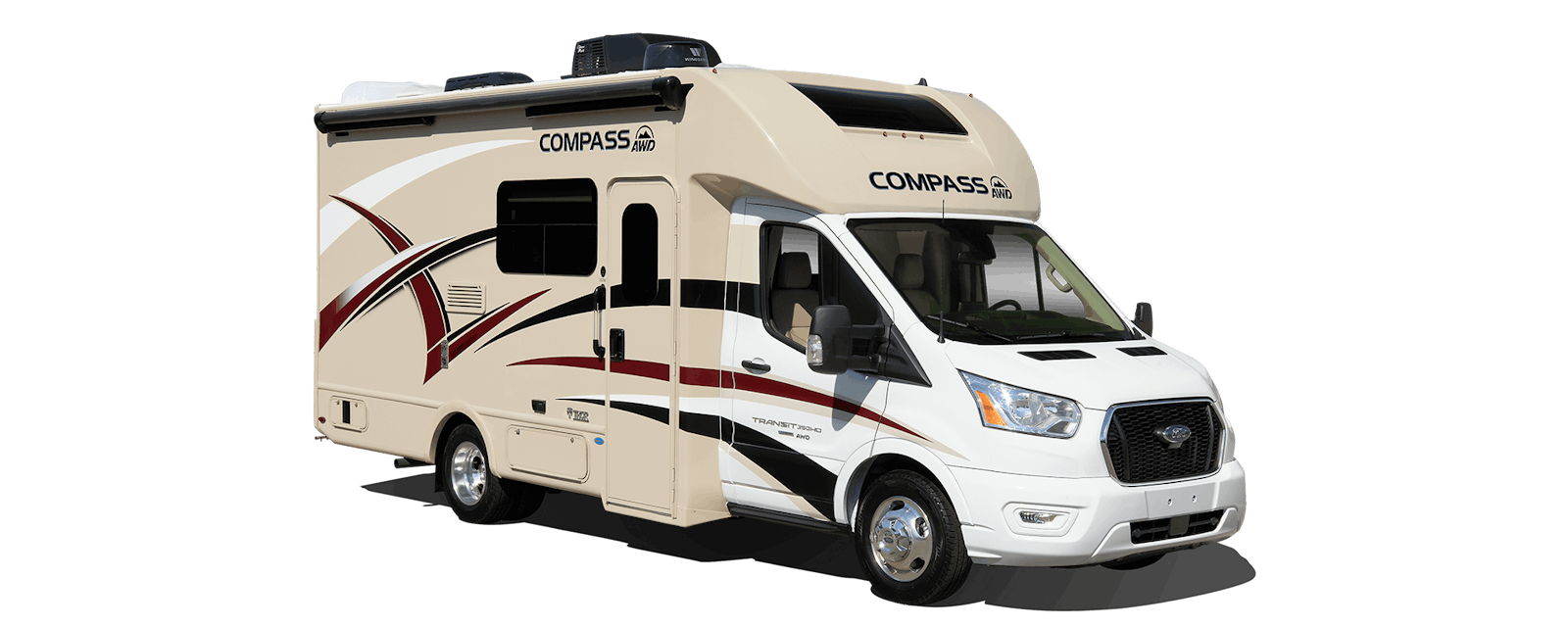 2022 Thor Compass AWD Class B+ RV - Champagne / Arcade Fire HD-Max® Exterior