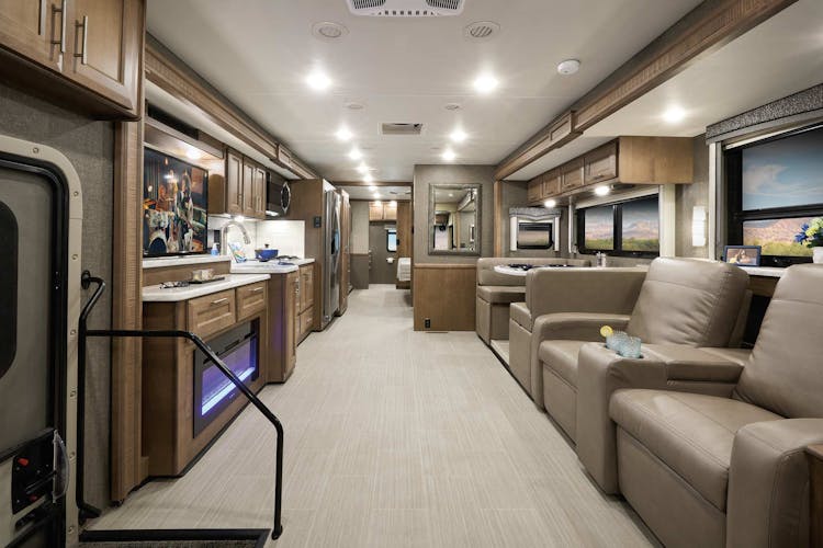 2022 Thor Challenger Class A RV 37FH Front to Back - River Song Sanibel Cabinetry