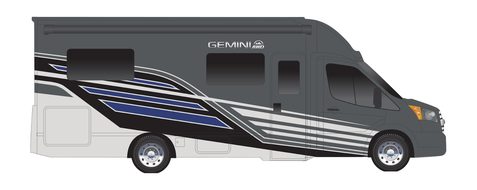 Gemini AWD Lapis Blue exterior