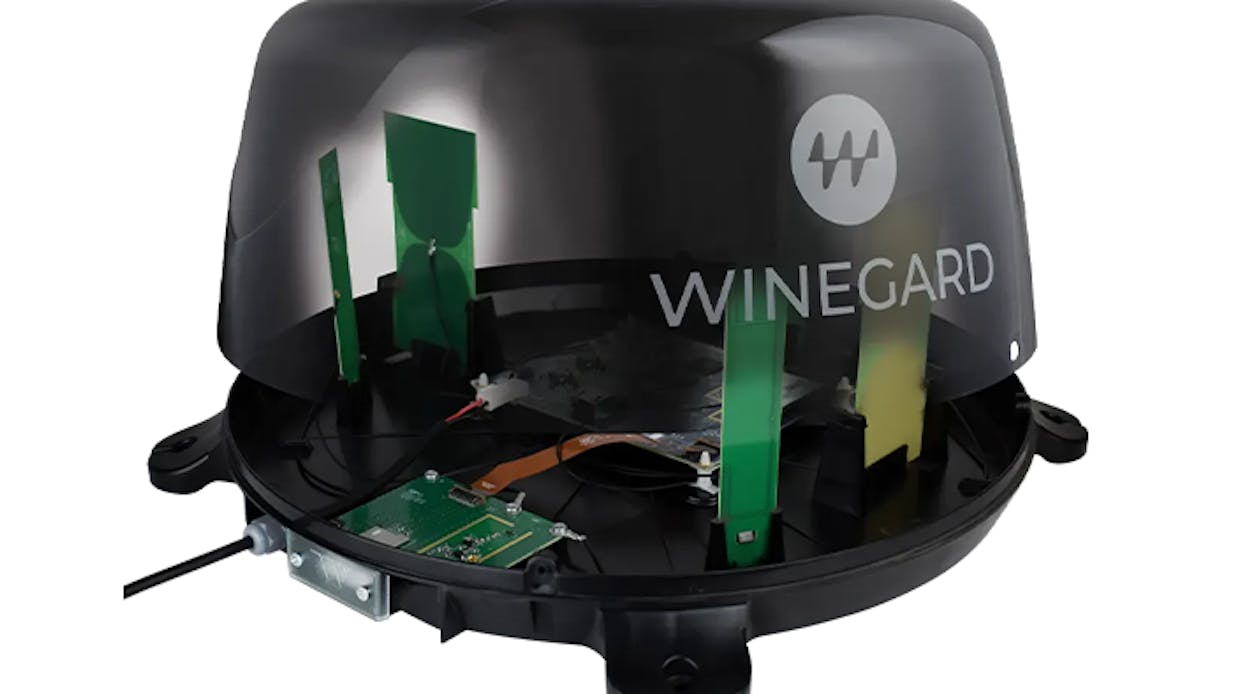 Winegard unit for top of motorhome