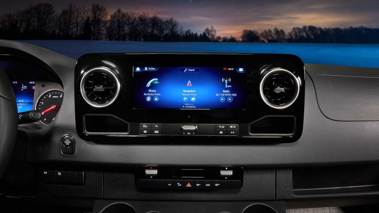2022 Thor Sanctuary Tranquility Class B RV Sprinter Van - Dash Radio