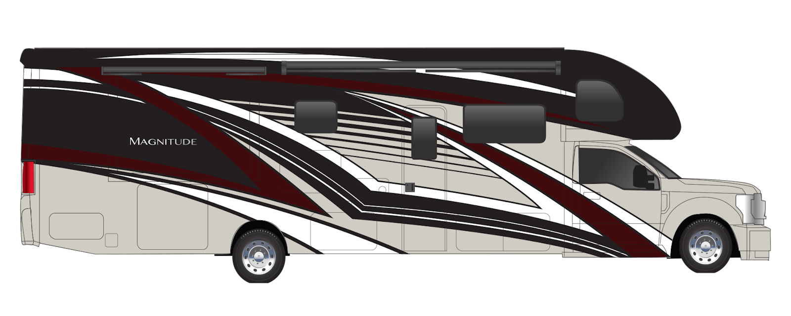 2022 Thor Magnitude Super Class C Diesel RV Vermillion Cliffs Full Body Paint Exterior Artwork