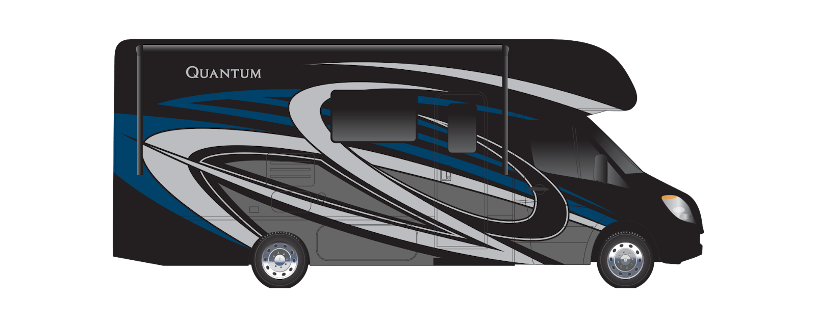 2022 Thor Quantum Mercedes Sprinter RV Key Largo Full Body Paint Exterior Artwork