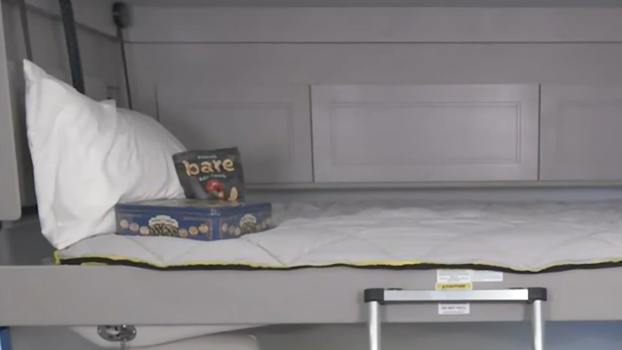 Euro style loft bunk