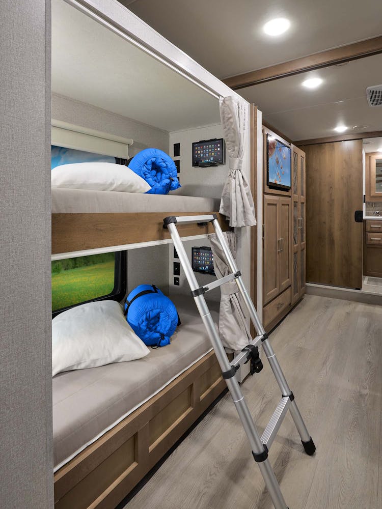 2023 Thor Palazzo Class A Diesel Pusher 37.6 Bunk Beds Studio Collection Villa Sanibel Cabinetry